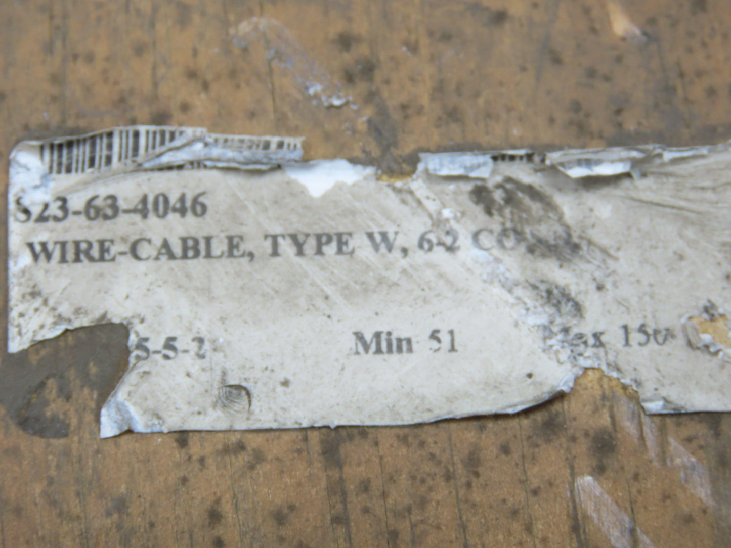 Carol Super Vu-Tron 2/C 6 AWG Type W Portable Power Cable 2000V 100'