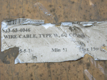 Carol Super Vu-Tron 2/C 6 AWG Type W Portable Power Cable 2000V 100'