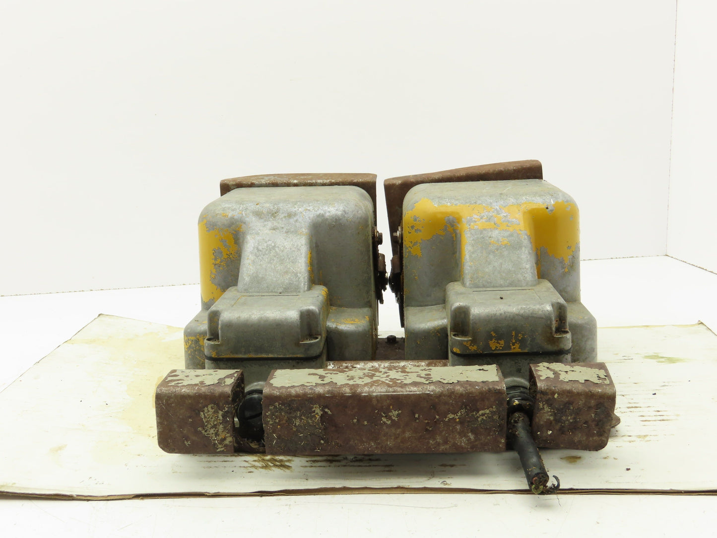 Ojiden OFL-TY1-SM2.KS Safety Guard Machine Foot Switch Double Pedal 10A 250V