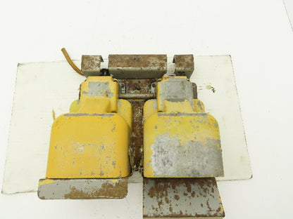 Ojiden OFL-TY1-SM2.KS Safety Guard Machine Foot Switch Double Pedal 10A 250V