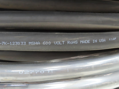 Carol 12/6C Super Vu-Tron SOOW 90C Power Cord 12 Awg 6 Conductor 250'