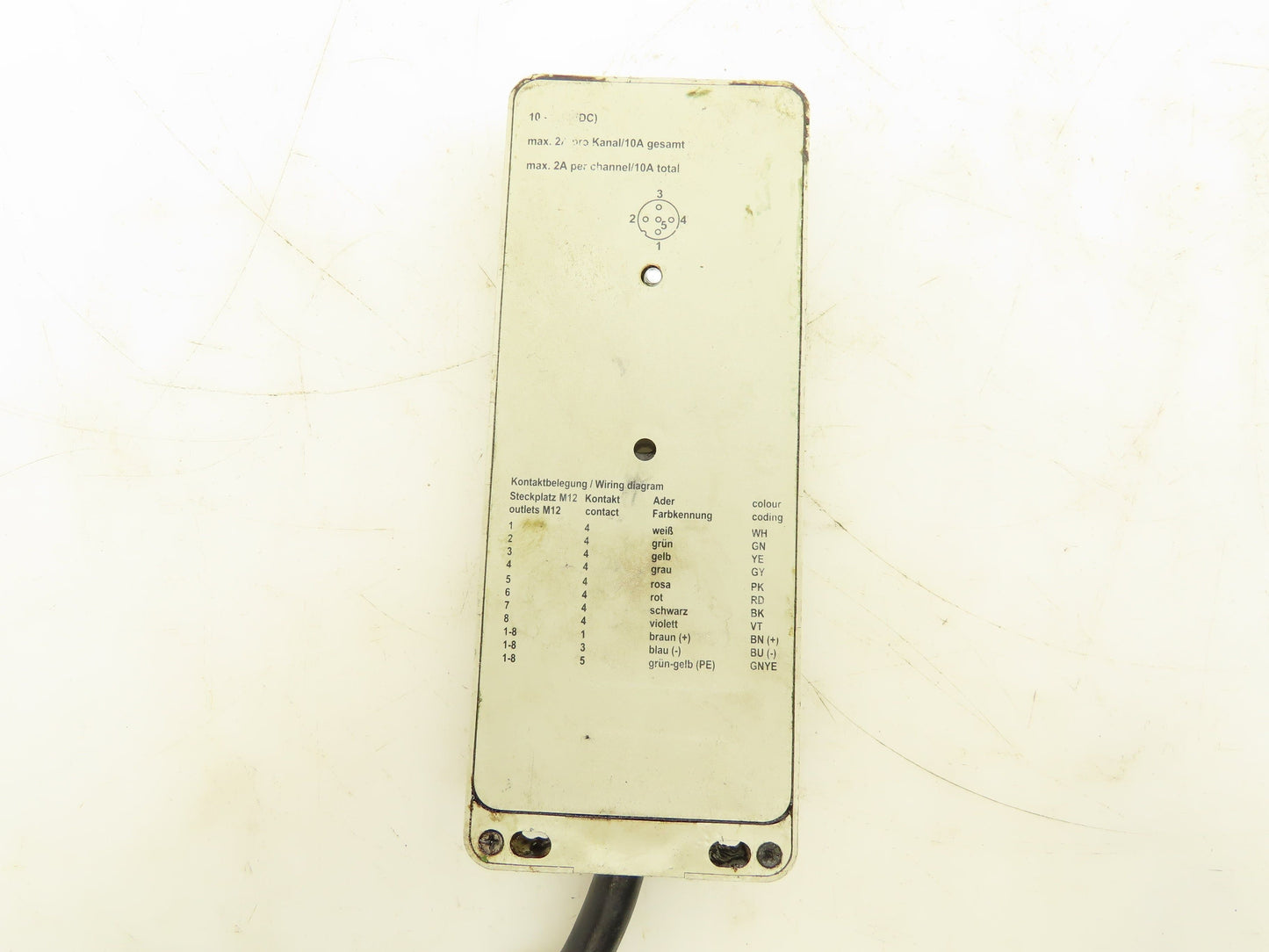 Weidmuller 945 676 Sensor Signal Distributor Splitter Box 8-Port 10-30VDC