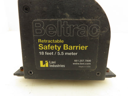 Lavi Industries Beltrac Retractable Safety Barrier 18' / 5.5 m Lot of 2