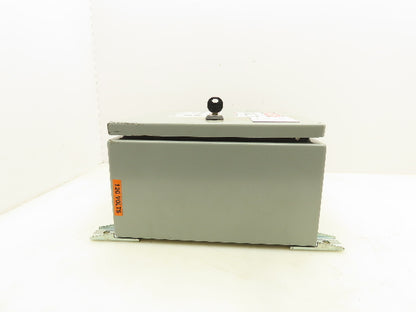 Wiegmann N412121206C Electrical Enclosure 12x12x6" Hinged Door Nema 3R