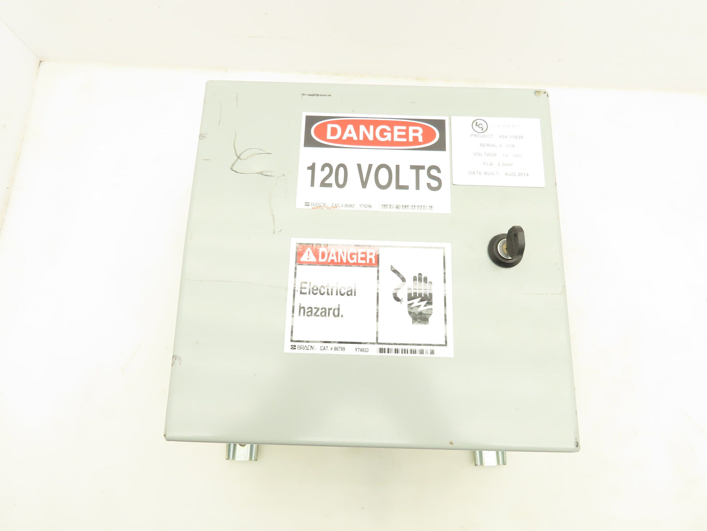 Wiegmann N412121206C Electrical Enclosure 12x12x6" Hinged Door Nema 3R