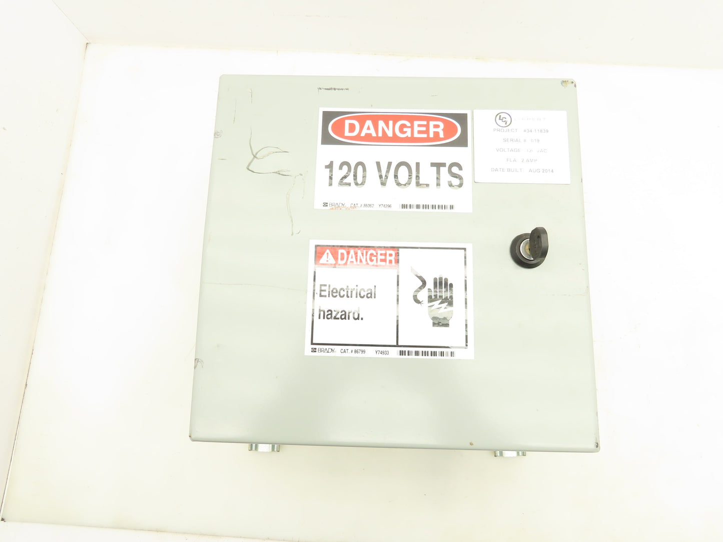 Wiegmann N412121206C Electrical Enclosure 12x12x6" Hinged Door Nema 3R