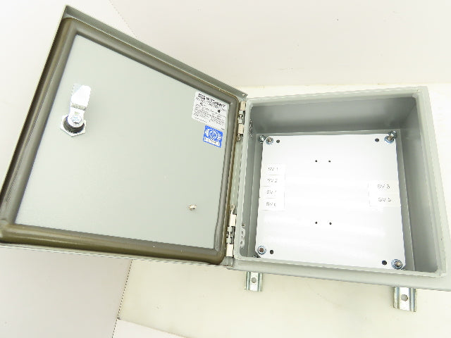 Wiegmann N412121206C Electrical Enclosure 12x12x6" Hinged Door Nema 3R