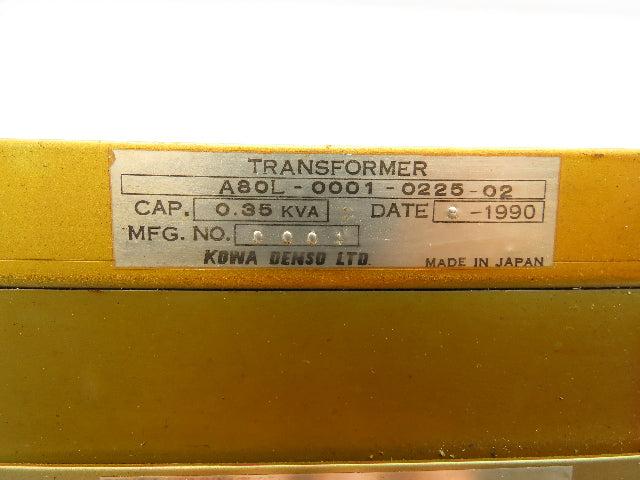 Kowa Denso A80L-0001-0225-02 Transformer 0.35KVA