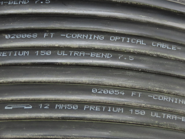 Corning Systems Fiber Optic Cable 12 MM50 Pretium 150 Ultra Bend 7.5 TB2 1000'