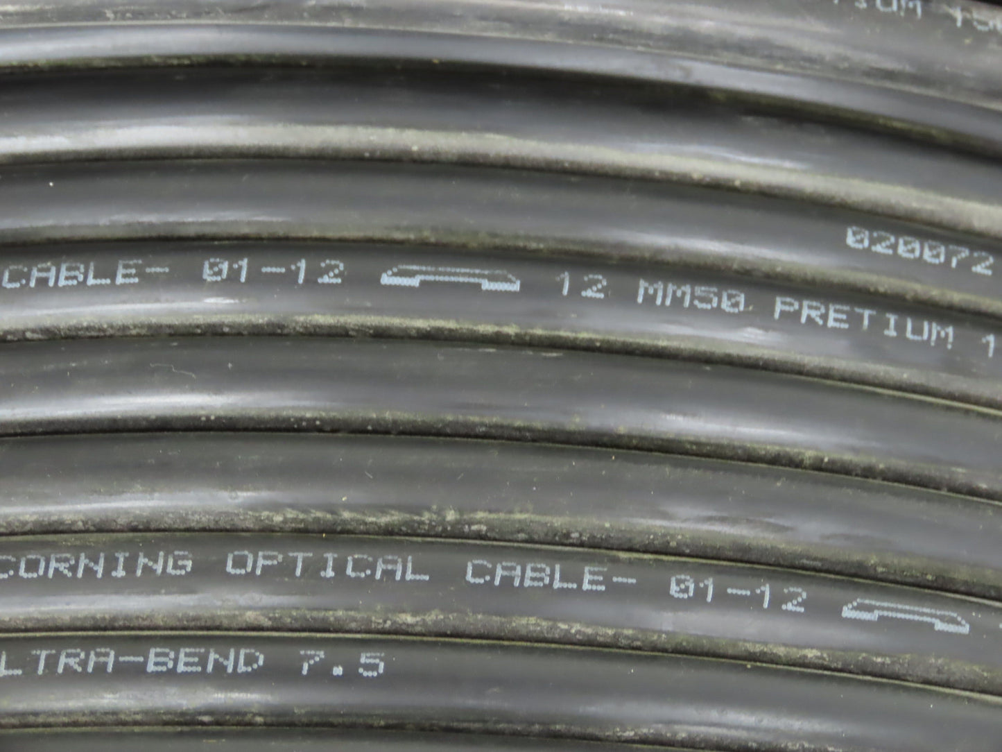 Corning Systems Fiber Optic Cable 12 MM50 Pretium 150 Ultra Bend 7.5 TB2 1000'