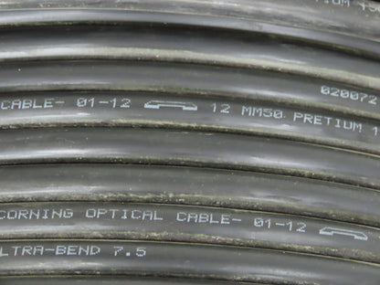 Corning Systems Fiber Optic Cable 12 MM50 Pretium 150 Ultra Bend 7.5 TB2 1000'