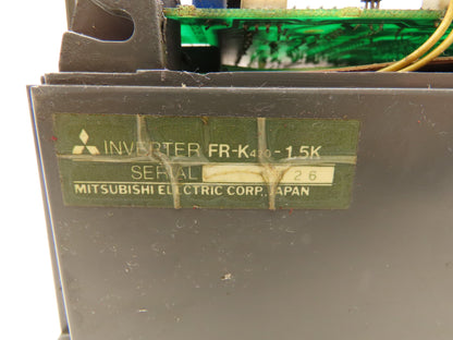 Mitsubishi FR-K420-1.5K AC Drive Transistor Inverter VFD 2HP 230V 3PH