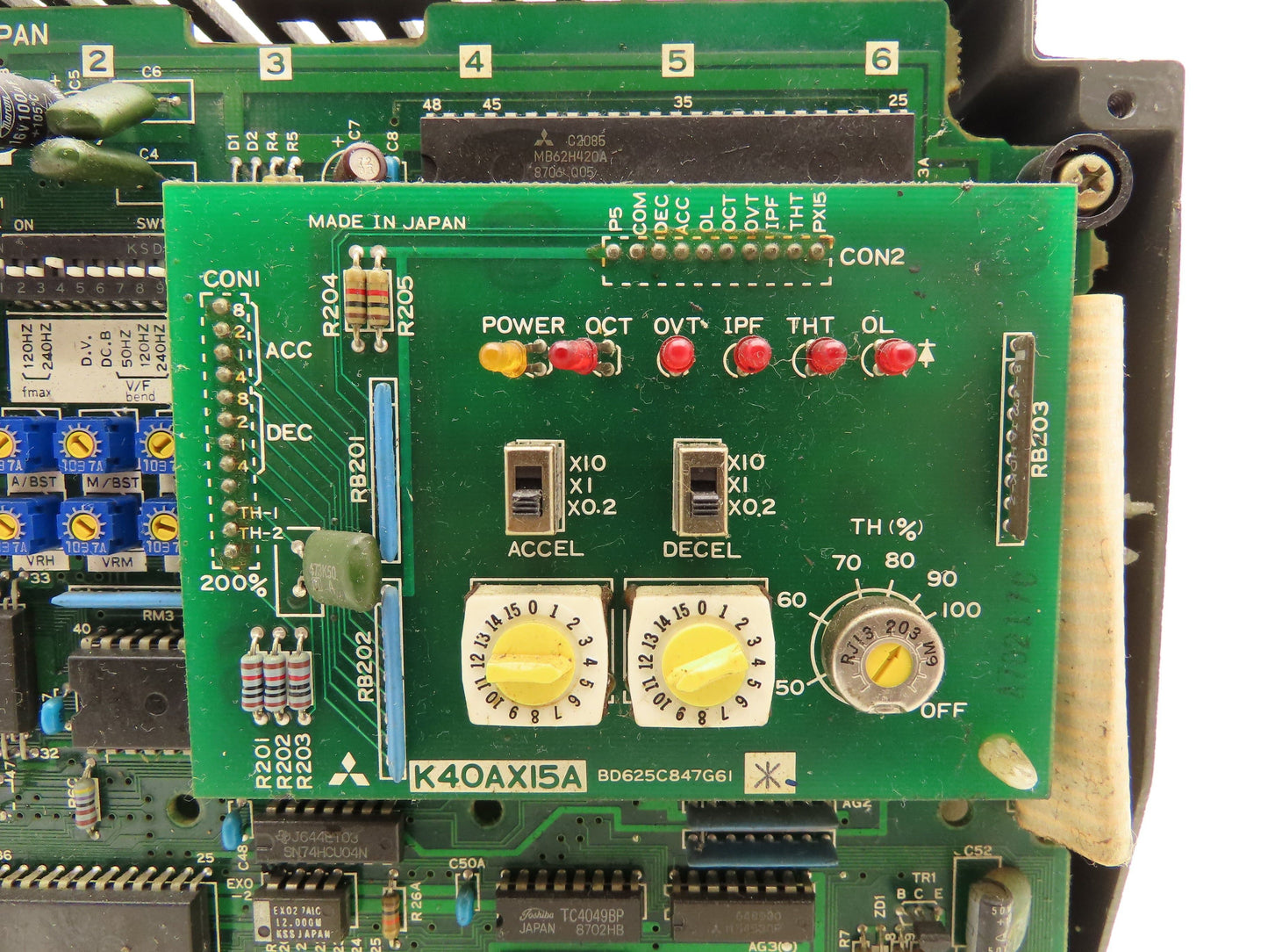 Mitsubishi FR-K420-1.5K AC Drive Transistor Inverter VFD 2HP 230V 3PH