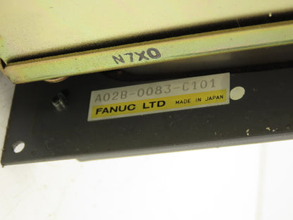 Fanuc OTT Series A02B-0083-C101 Operator Control Panel 9" Monitor A61L-0001-0086