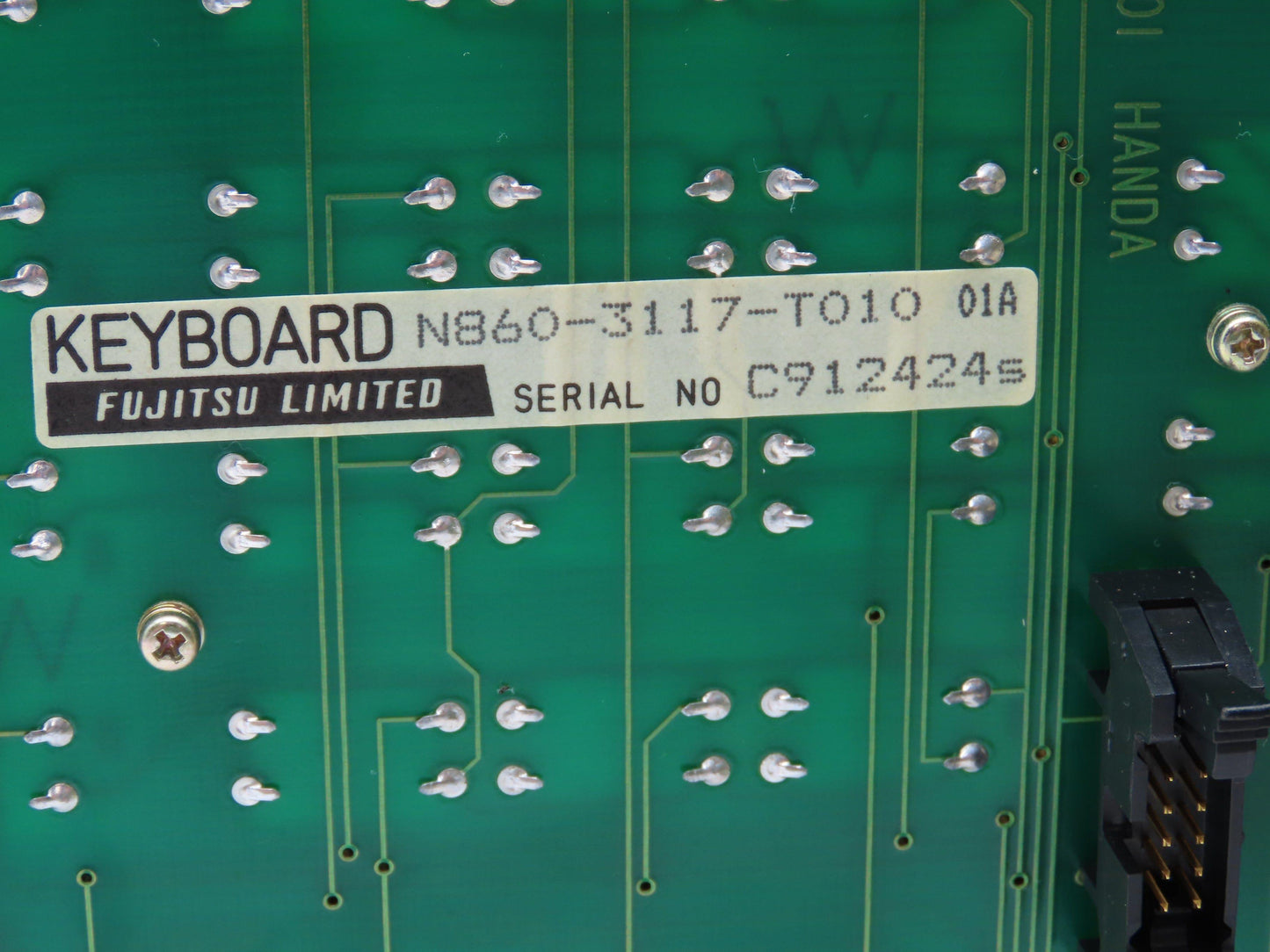 Fanuc OTT Series A02B-0083-C101 Operator Control Panel 9" Monitor A61L-0001-0086