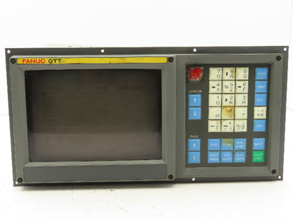 Fanuc OTT Series A02B-0083-C101 Operator Control Panel 9" Monitor A61L-0001-0086