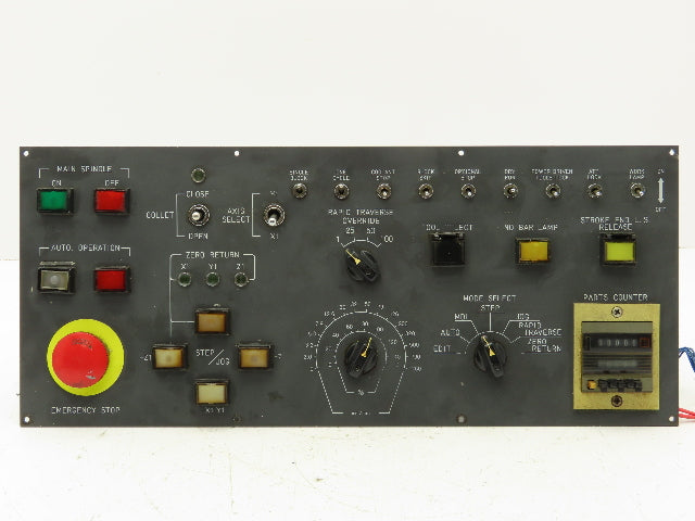 Fanuc A13B-0139-C340 Option Unit Spindle Operator Control Panel w/Parts Counter