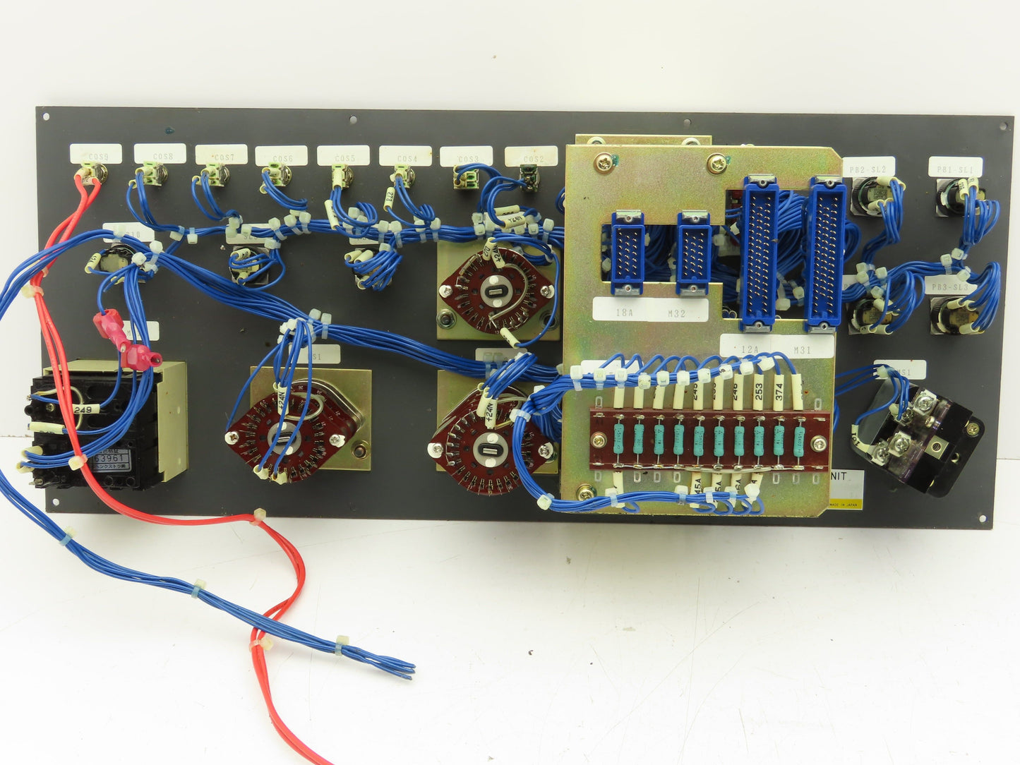 Fanuc A13B-0139-C340 Option Unit Spindle Operator Control Panel w/Parts Counter