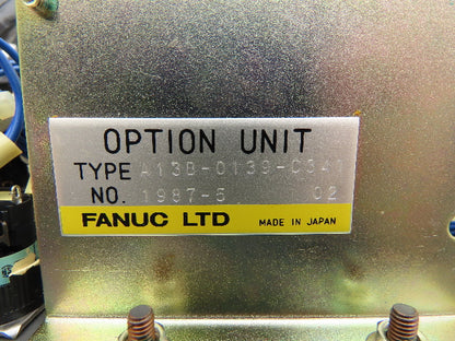 Fanuc A13B-0139-C341 Option Unit Sub Spindle Collet Operator Control Panel