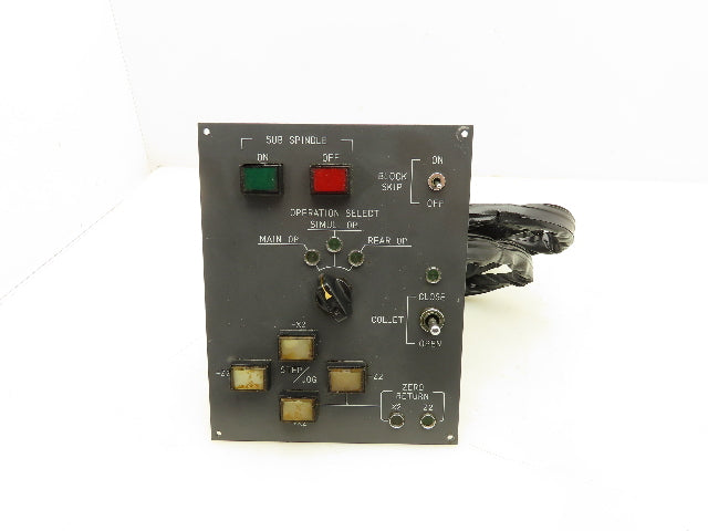 Fanuc A13B-0139-C341 Option Unit Sub Spindle Collet Operator Control Panel