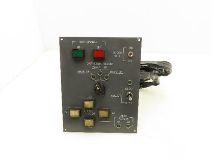 Fanuc A13B-0139-C341 Option Unit Sub Spindle Collet Operator Control Panel