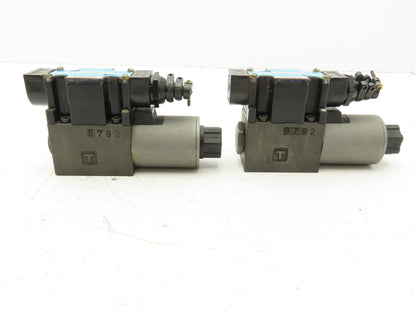 Nachi SL-G01-A3X-R-D2-10 Directional Control Solenoid Valve 24VDC  Lot of 2