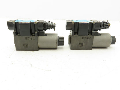 Nachi SL-G01-A3X-R-D2-10 Directional Control Solenoid Valve 24VDC  Lot of 2