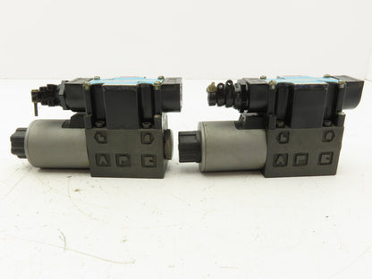 Nachi SL-G01-A3X-R-D2-10 Directional Control Solenoid Valve 24VDC  Lot of 2