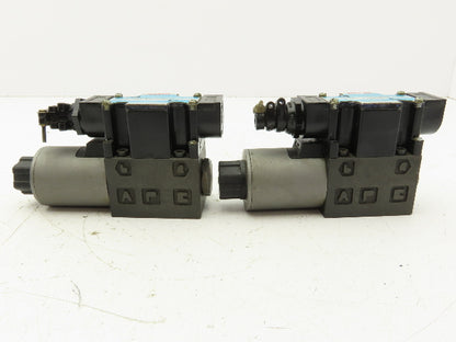 Nachi SL-G01-A3X-R-D2-10 Directional Control Solenoid Valve 24VDC  Lot of 2
