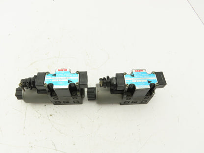Nachi SL-G01-A3X-R-D2-10 Directional Control Solenoid Valve 24VDC  Lot of 2