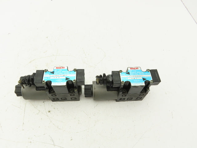 Nachi SL-G01-A3X-R-D2-10 Directional Control Solenoid Valve 24VDC  Lot of 2