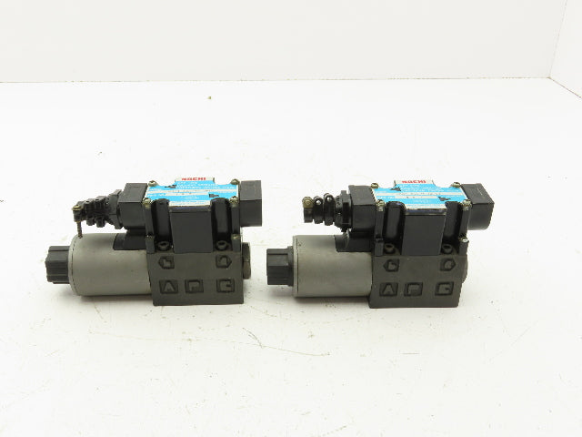 Nachi SL-G01-A3X-R-D2-10 Directional Control Solenoid Valve 24VDC  Lot of 2