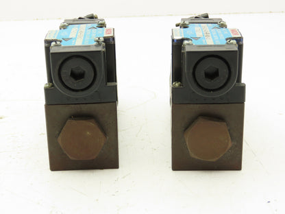 Nachi SL-G01-A3X-R-D2-10 Directional Control Solenoid Valve 24VDC  Lot of 2