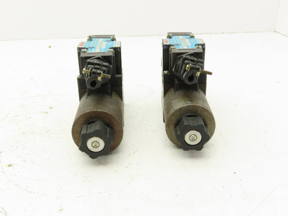 Nachi SL-G01-A3X-R-D2-10 Directional Control Solenoid Valve 24VDC  Lot of 2