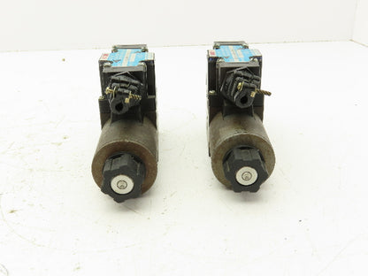 Nachi SL-G01-A3X-R-D2-10 Directional Control Solenoid Valve 24VDC  Lot of 2