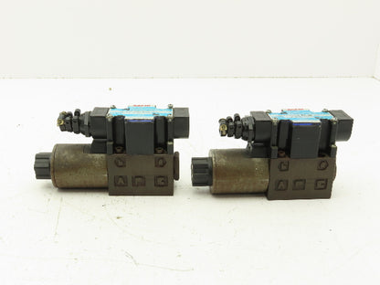 Nachi SL-G01-A3X-R-D2-10 Directional Control Solenoid Valve 24VDC  Lot of 2