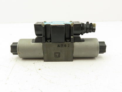 Nachi SL-G01-C6-R-D2-10 Hydraulic Directional Control Solenoid Valve 3-Pos 24VDC