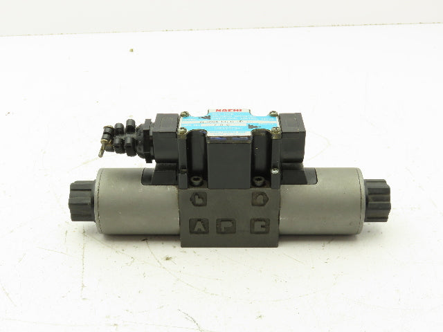 Nachi SL-G01-C6-R-D2-10 Hydraulic Directional Control Solenoid Valve 3-Pos 24VDC