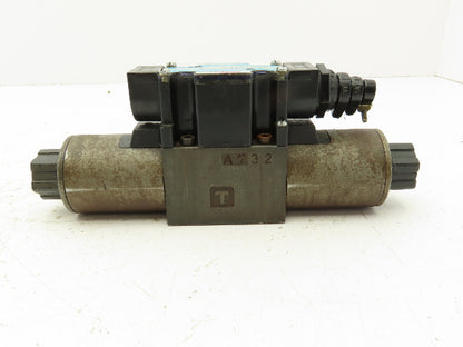 Nachi SL-G01-C6-R-D2-10 Hydraulic Directional Control Solenoid Valve 3-Pos 24VDC