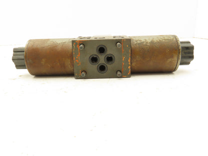 Nachi SL-G01-C6-R-D2-10 Hydraulic Directional Control Solenoid Valve 3-Pos 24VDC