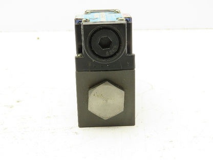 Nachi SL-G01-C6-R-D2-10 Hydraulic Directional Control Solenoid Valve 3-Pos 24VDC