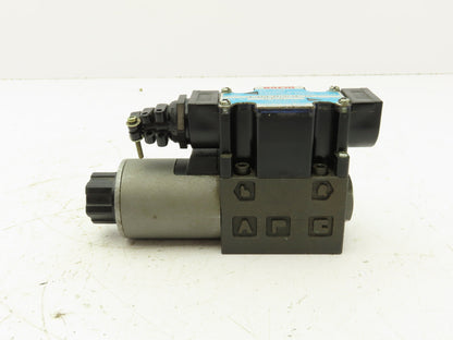 Nachi SL-G01-C6-R-D2-10 Hydraulic Directional Control Solenoid Valve 3-Pos 24VDC