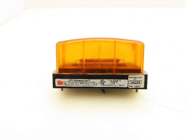 Federal Signal LP1 Streamline Mini Strobe Amber Surface Mount 120VAC .06A Ser. A