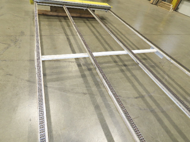 48"x 8' 4" Light Duty Steel Chain Transfer Conveyor 66 FPM 460V 3PH