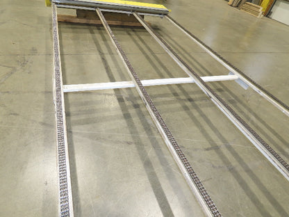 48"x 8' 4" Light Duty Steel Chain Transfer Conveyor 66 FPM 460V 3PH