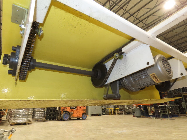 48"x 8' 4" Light Duty Steel Chain Transfer Conveyor 66 FPM 460V 3PH