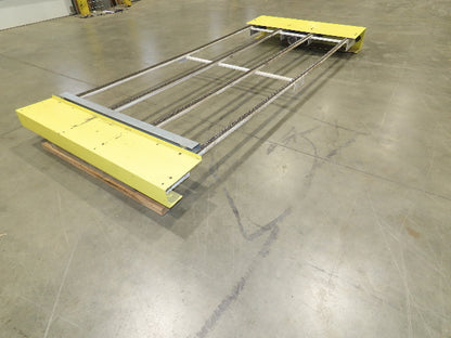 48"x 8' 4" Light Duty Steel Chain Transfer Conveyor 66 FPM 460V 3PH