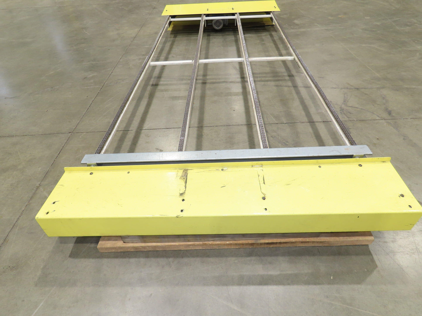 48"x 8' 4" Light Duty Steel Chain Transfer Conveyor 66 FPM 460V 3PH