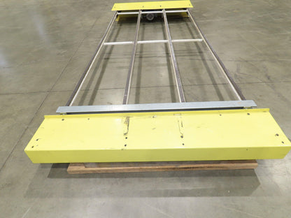 48"x 8' 4" Light Duty Steel Chain Transfer Conveyor 66 FPM 460V 3PH