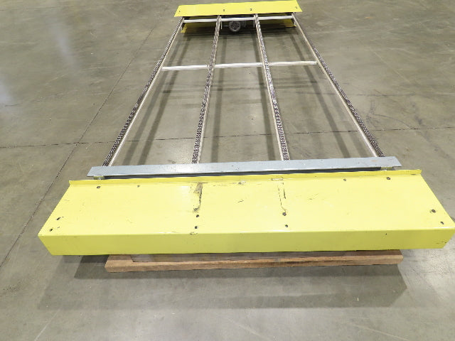 48"x 8' 4" Light Duty Steel Chain Transfer Conveyor 66 FPM 460V 3PH